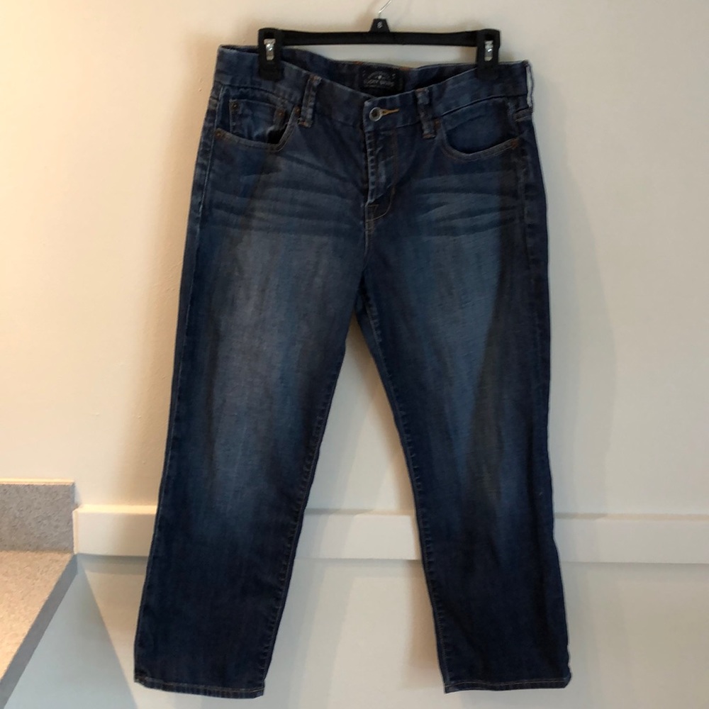 Lucky Brand sweet jean crops v